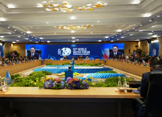 李国英率团出席第十届世界水论坛开幕式并致辞